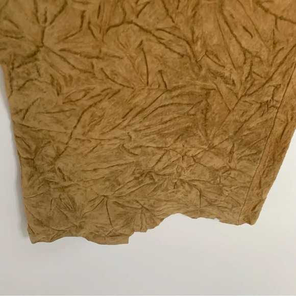 Danier Suede Textured Leather Retro Pants Boho Hippie 6 - Picture 9 of 15